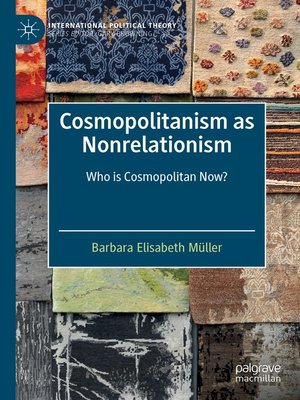 cover image of Cosmopolitanism as Nonrelationism
